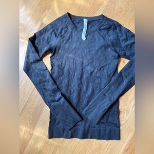 Lululemon Athletica Black Crewneck Long Sleeve